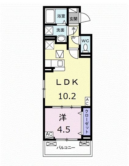 アンファン北鎌倉の間取り