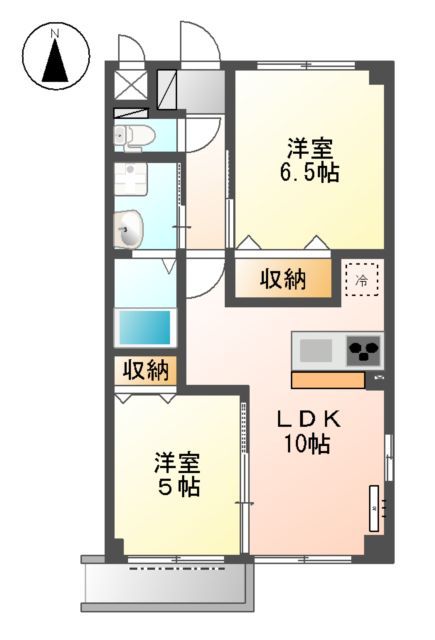 【プレカーレ　ミキの間取り】