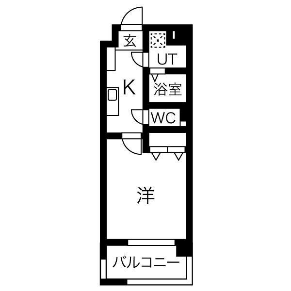 【BlueWing鯉江本町の間取り】