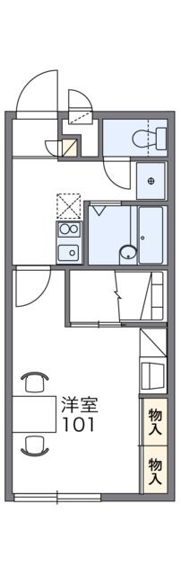 【レオパレススワホームの間取り】