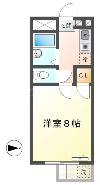 豊田市八草町のマンションの間取り