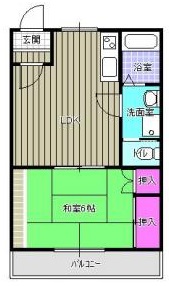 神崎郡神河町加納のアパートの間取り