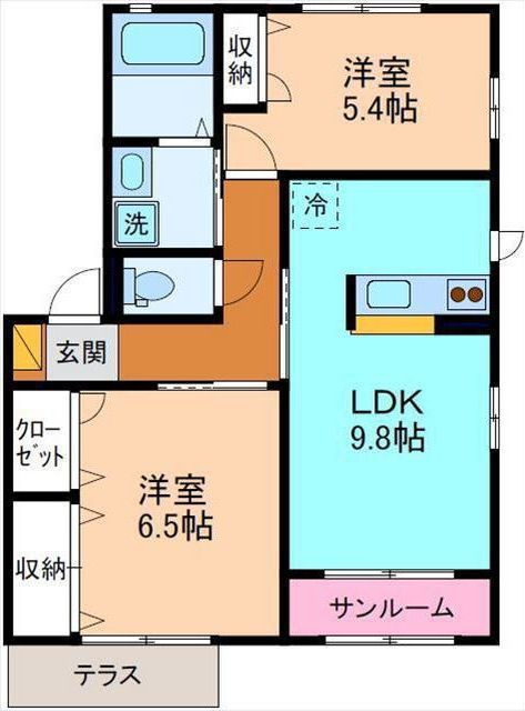 SH・アドミラブール　D棟の間取り