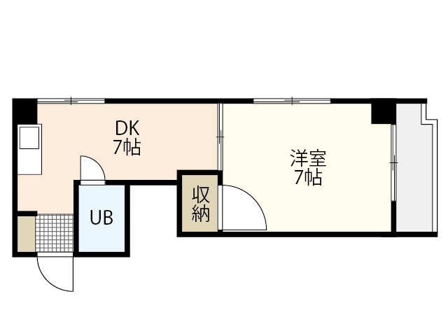 【広島市西区中広町のマンションの間取り】