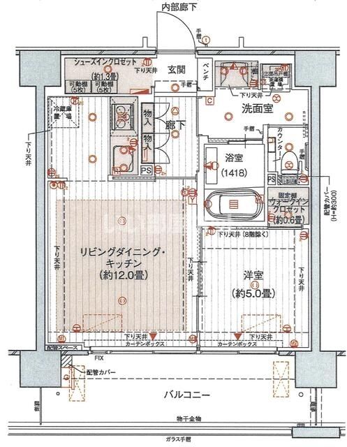 デュオセーヌ豊田の間取り