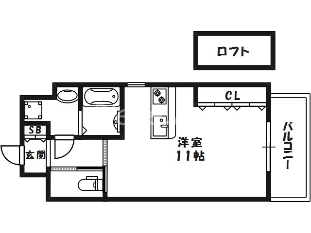 【エスペランサ西天満の間取り】