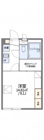 レオパレスＬ＆Ｌ　Iの間取り