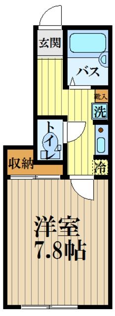 小平市上水本町のアパートの間取り