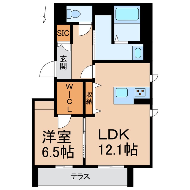 【和歌山市吉田のマンションの間取り】