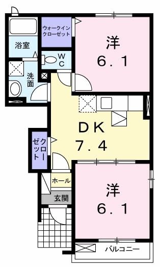 アル　カン　シエルの間取り