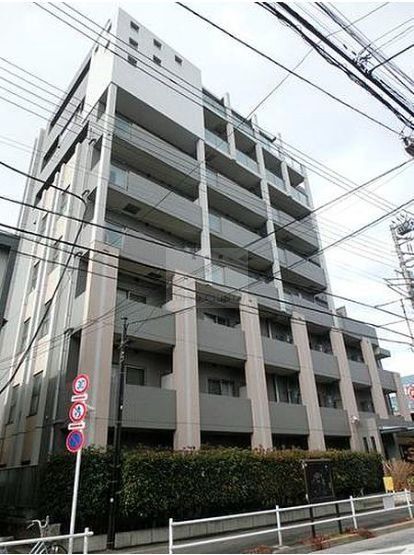 【新宿区上落合のマンションの建物外観】