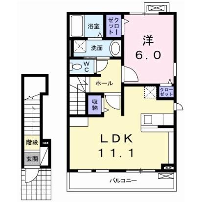 リーフムーンの間取り