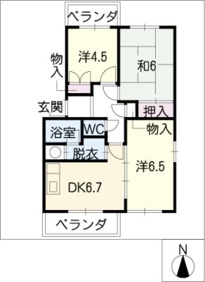 グランシャリオの間取り