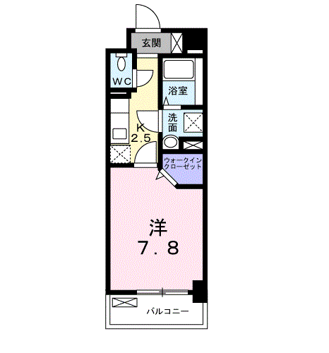 麻里布センターレジデンスの間取り