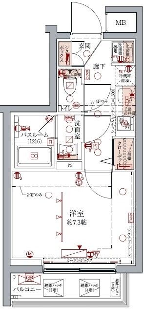 クレヴィスタ板橋志村の間取り