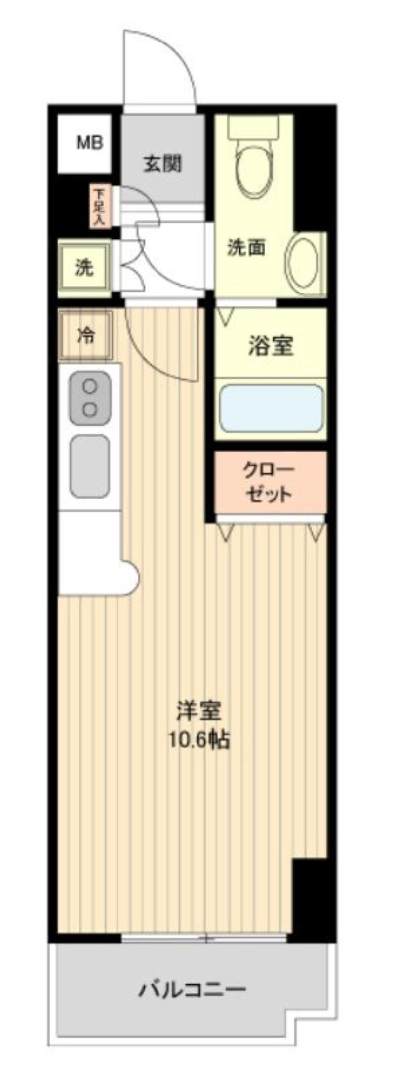 仙台市青葉区本町のマンションの間取り