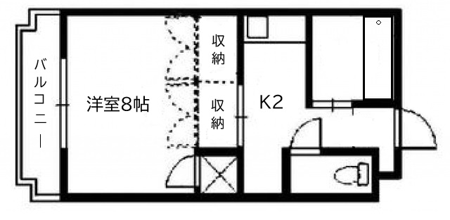 ヴィラソレイユの間取り