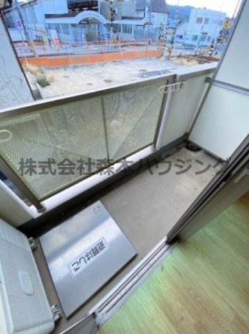 バルコニー　お洗濯にも便利なバルコニー付き