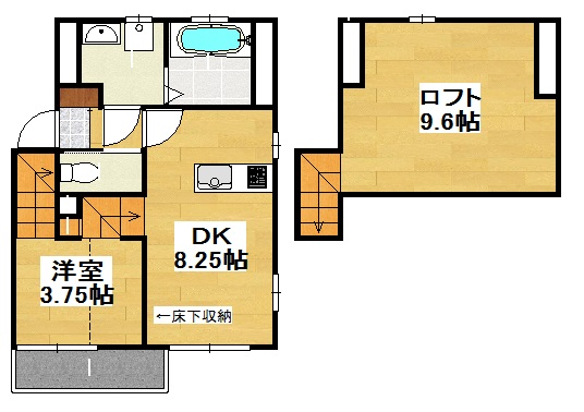 cuore(クオーレ)けやき通りの間取り