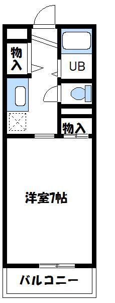 相模原市中央区横山のマンションの間取り