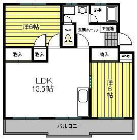 第２パープルハイムの間取り