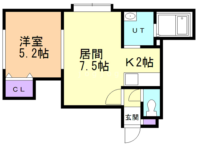 【エミール平岡の間取り】