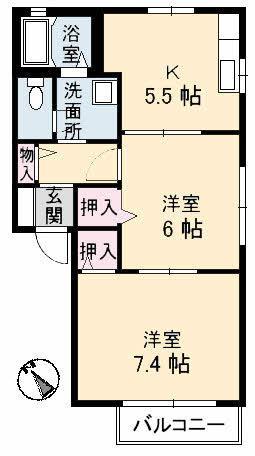 ディアス小羽山の間取り