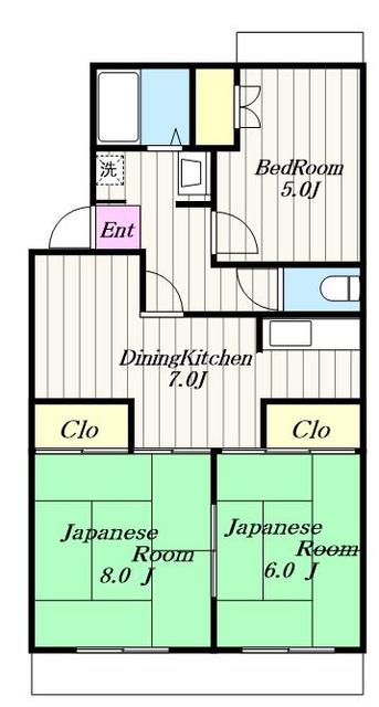 ベルハイツ高嶺の間取り