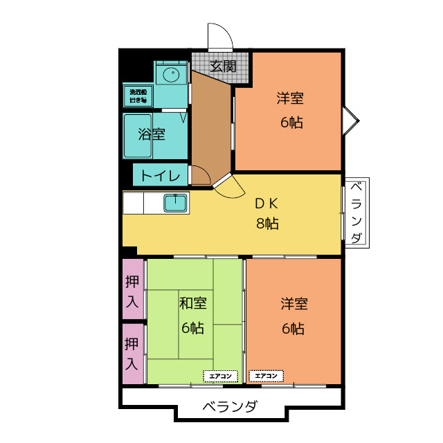 グランドール吉池の間取り