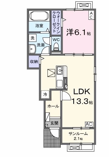 ヴィヴィットの間取り