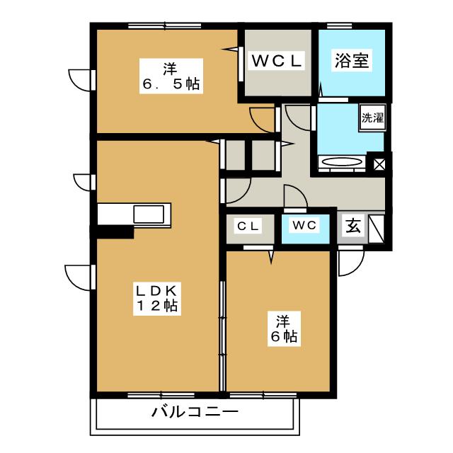 イーストショアの間取り