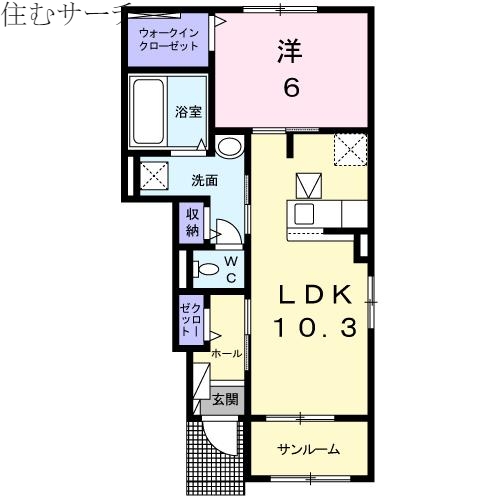 トレノ　カーサ　Iの間取り