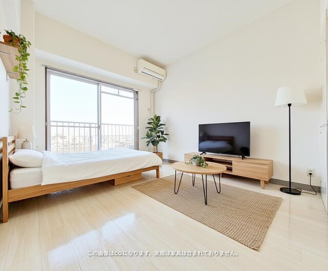 居室・リビング　６．５帖の洋室。