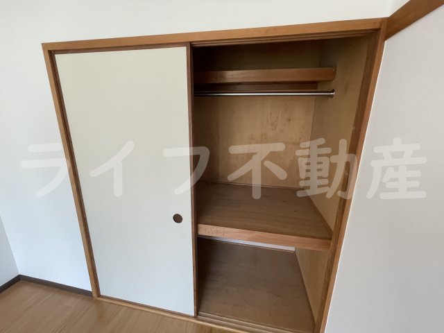 収納　たっぷりとした収納スペースです