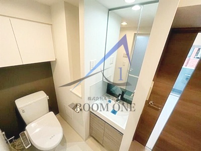 洗面設備　洗面台です。