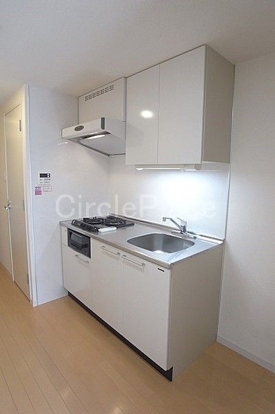 キッチン　２口ガスシステムキッチン