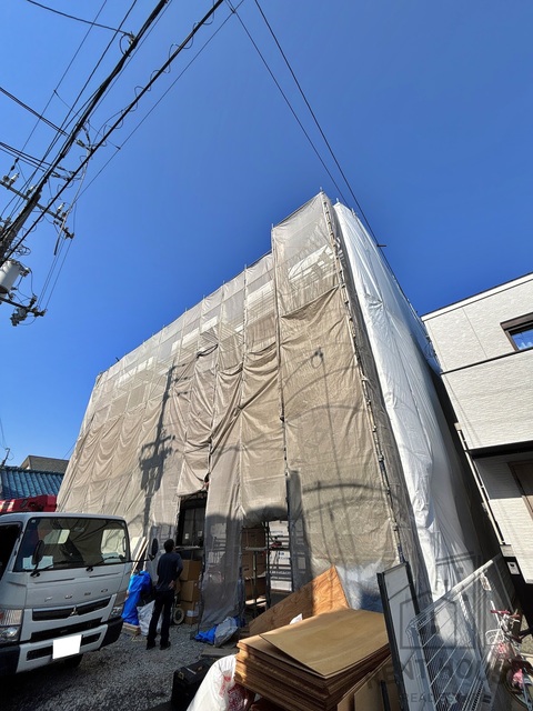 その他共有部分　外観（建築中）