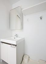 洗面設備　洗面台です。別部屋参考画像。