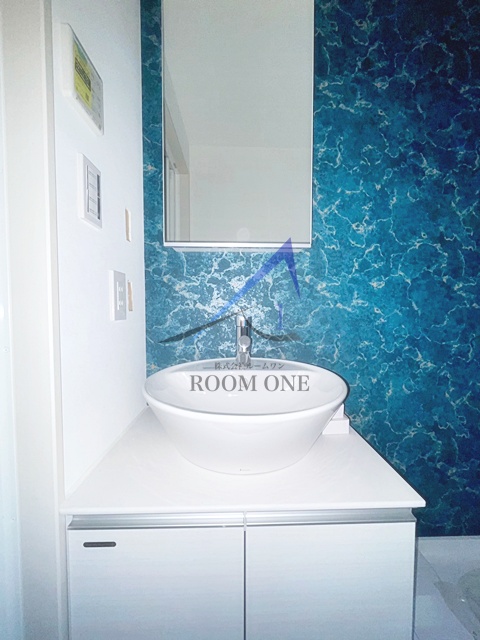 洗面設備　洗面台です。