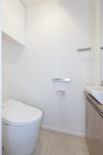 トイレ　ゆったりとした空間のトイレです