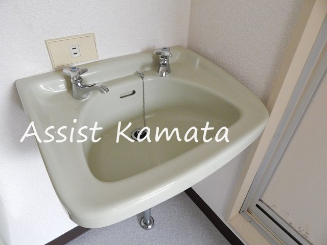 洗面設備　写真は同タイプの別号室です