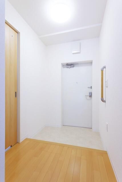 玄関　収納もある玄関です