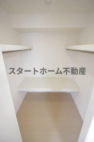 収納　たっぷりとした収納スペースです