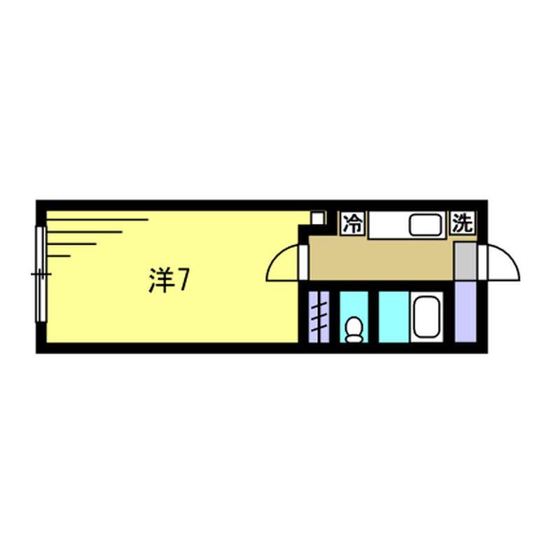 コーポ大信の間取り写真