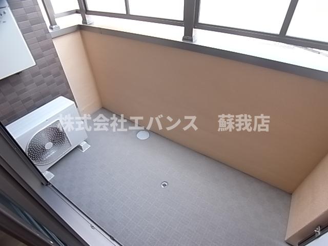 バルコニー　落ち着いた時間を過ごせるバルコニーです
