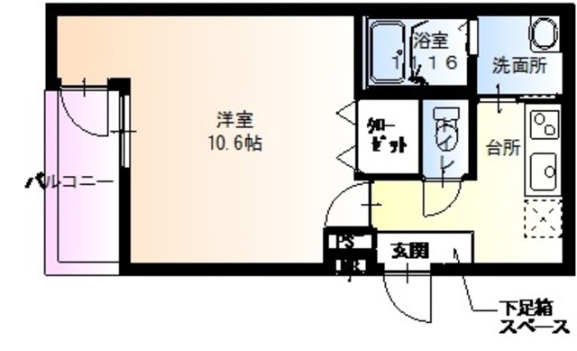 フジパレス西住之江VI番館の間取り写真