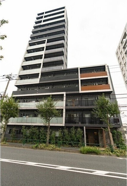建物外観　外観タイル張りです