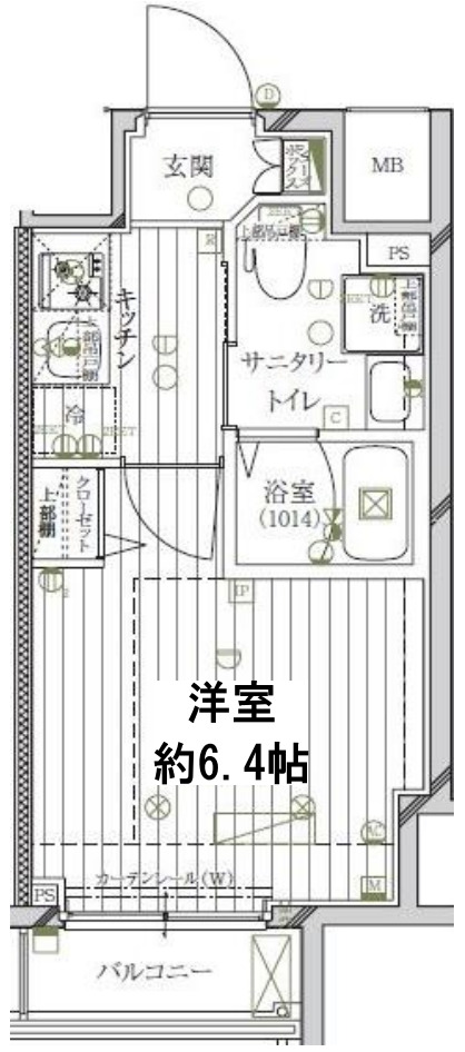 レガリス北千住の間取り写真
