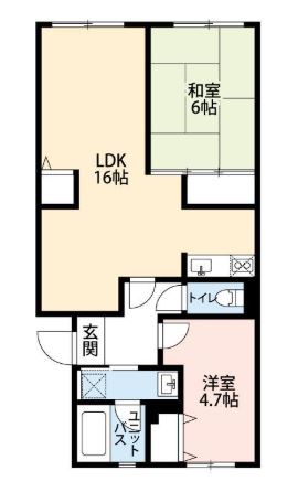 ＪＲ東海道本線 安倍川駅 徒歩28分 4階建 築32年の間取り写真
