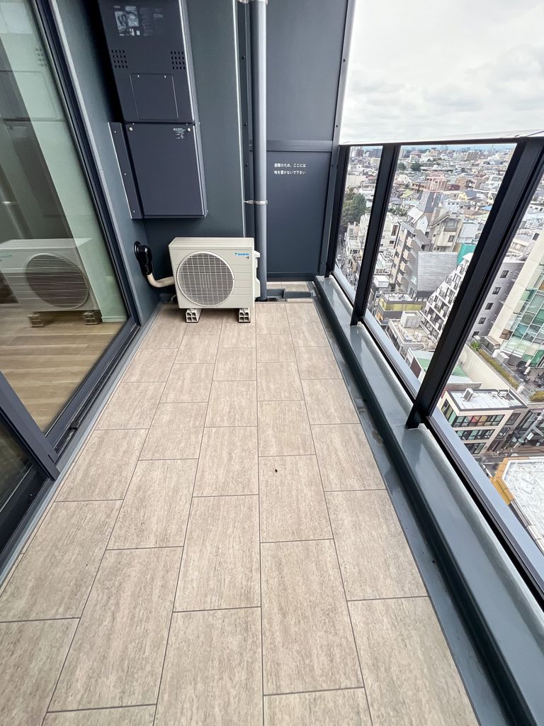 バルコニー　同タイプ別部屋の写真です。